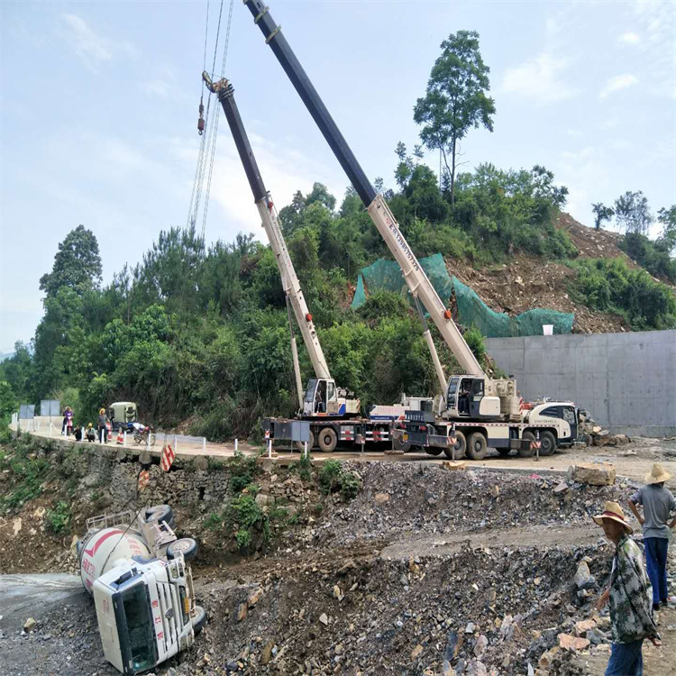 武汉武汉24小时应急道路救援吊装吊装现场实拍